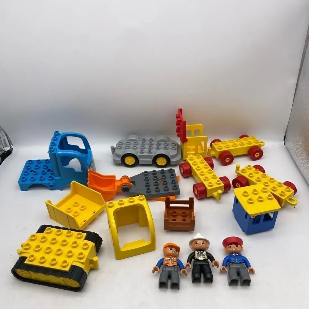 Duplo Lego Vehicle Lot Bundle trains Figures Construction truck toy blocks